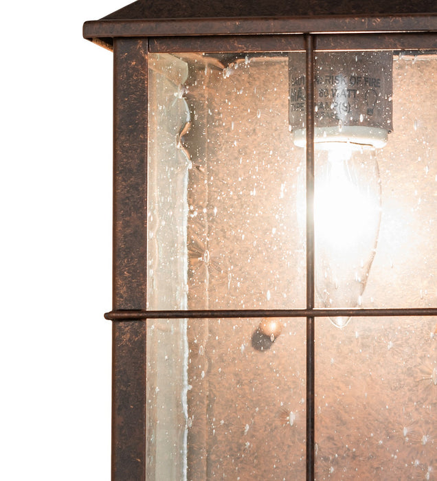 Meyda Tiffany 117462 One Light Wall Sconce, Antique Rust