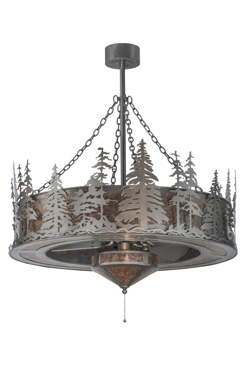 Meyda Tiffany 117720 11 Light Chandel-Air, Nickel,Custom