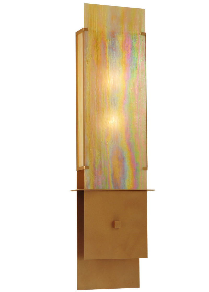 Meyda Tiffany 118380 Two Light Wall Sconce, Metallic Bronze