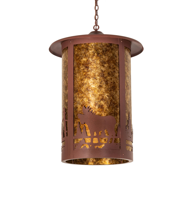 Meyda Tiffany 118489 Eight Light Pendant, Rust