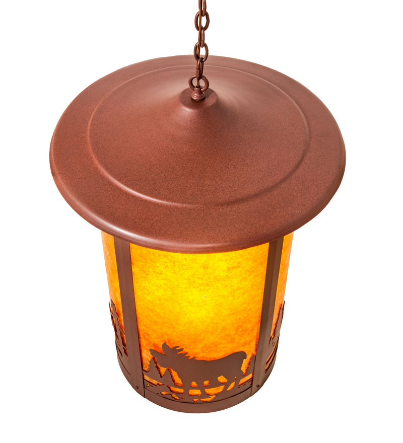 Meyda Tiffany 118489 Eight Light Pendant, Rust