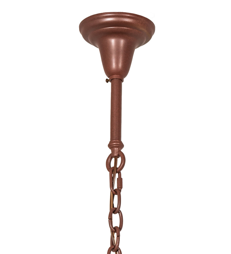 Meyda Tiffany 118489 Eight Light Pendant, Rust
