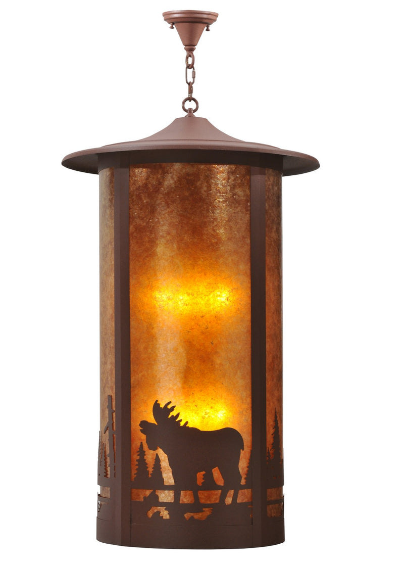 Meyda Tiffany 118489 Eight Light Pendant, Rust