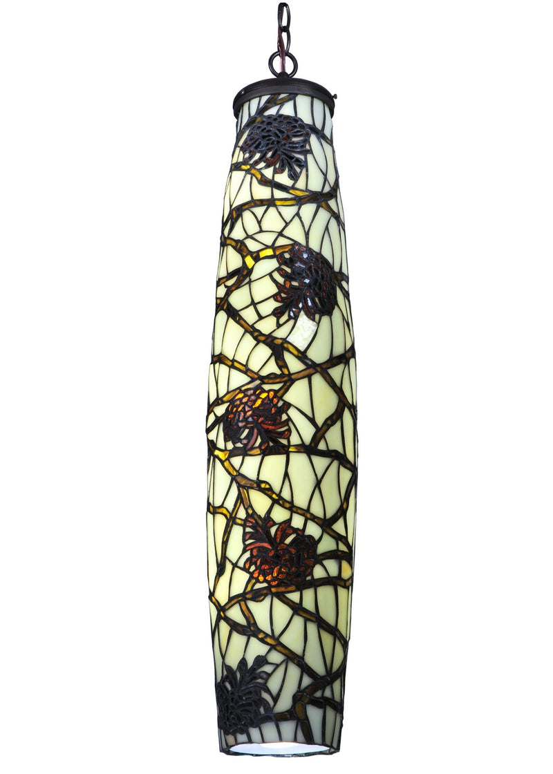 Meyda Tiffany 118528 Six Light Pendant, Mahogany Bronze