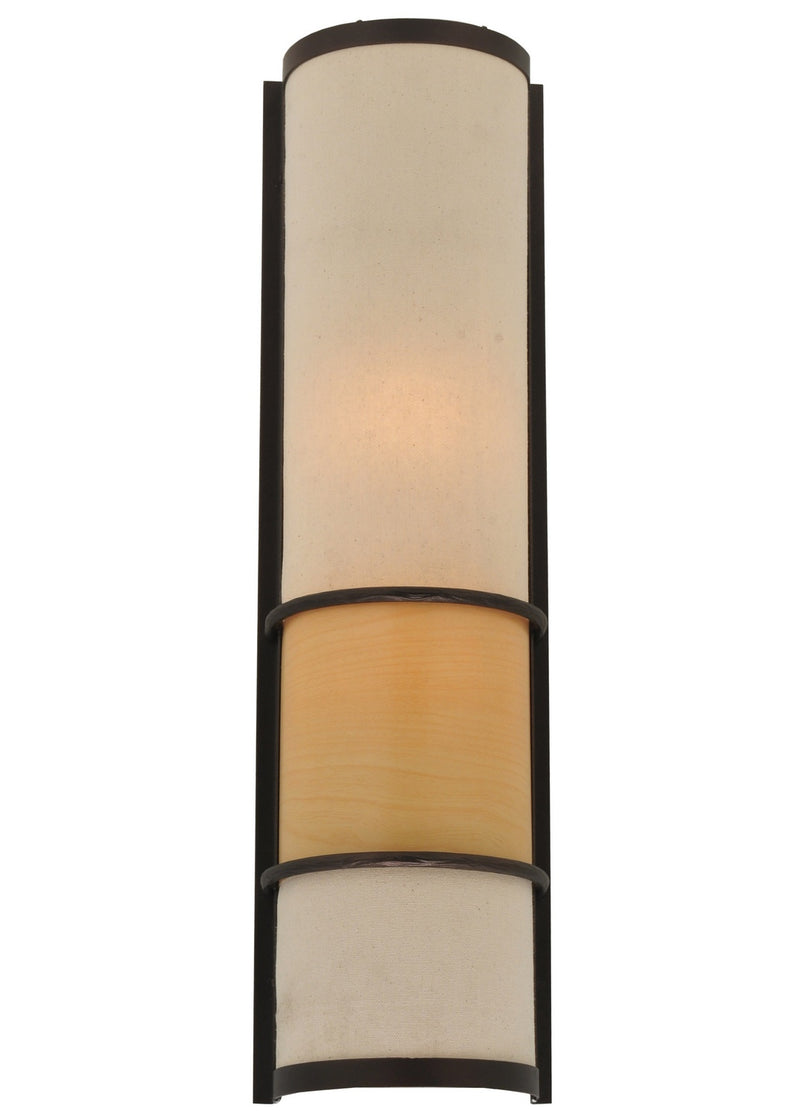 Meyda Tiffany 118548 Two Light Wall Sconce, Mahogany Bronze
