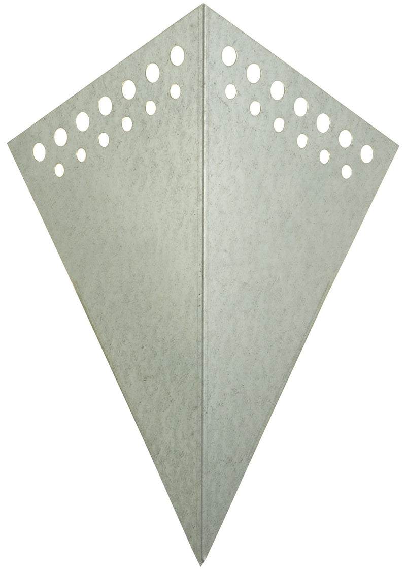 Meyda Tiffany 118646 One Light Wall Sconce, Custom,Galvinized