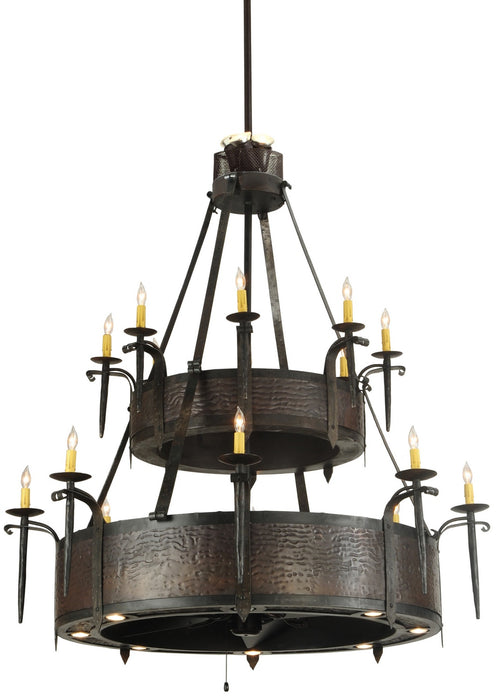 Meyda Tiffany 118785 24 Light Chandelier, Oil Rubbed Bronze