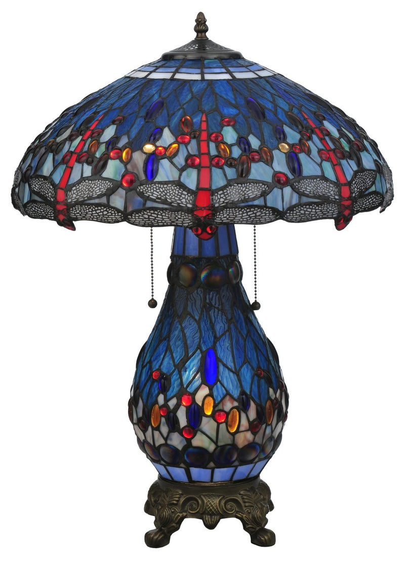 Meyda Tiffany 118840 Table Lamp, Mahogany Bronze
