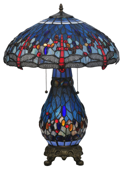 Meyda Tiffany 118840 Table Lamp, Mahogany Bronze