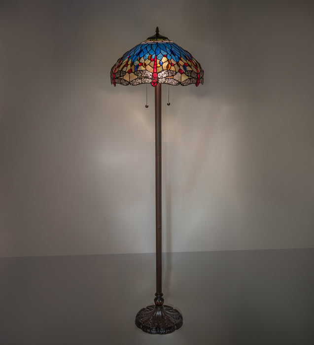 Meyda Tiffany 118843 Floor Lamp, Mahogany Bronze