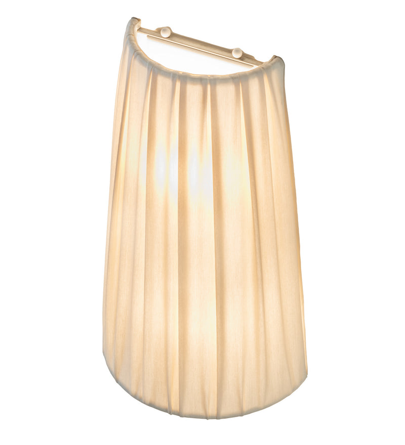Meyda Tiffany 119129 Two Light Wall Sconce, Gloss White