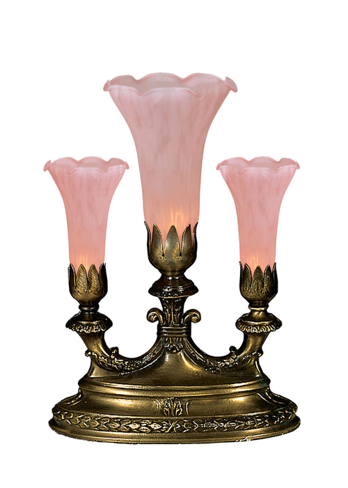 Meyda Tiffany 11924 Three Light Accent Lamp, Antique