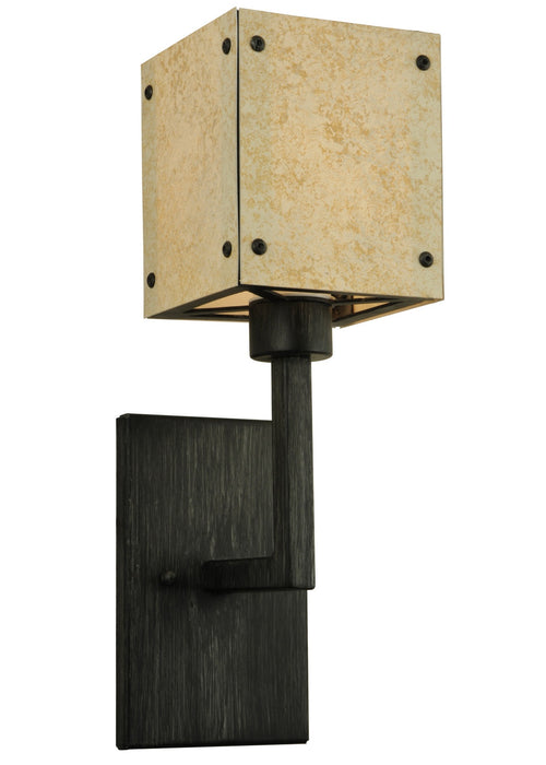 Meyda Tiffany 120146 Three Light Wall Sconce, Antique Iron Gate