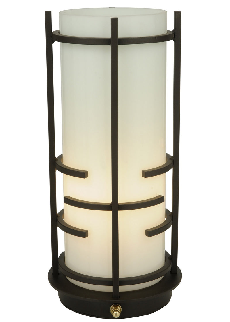 Meyda Tiffany 121366 One Light Table Base, Timeless Bronze
