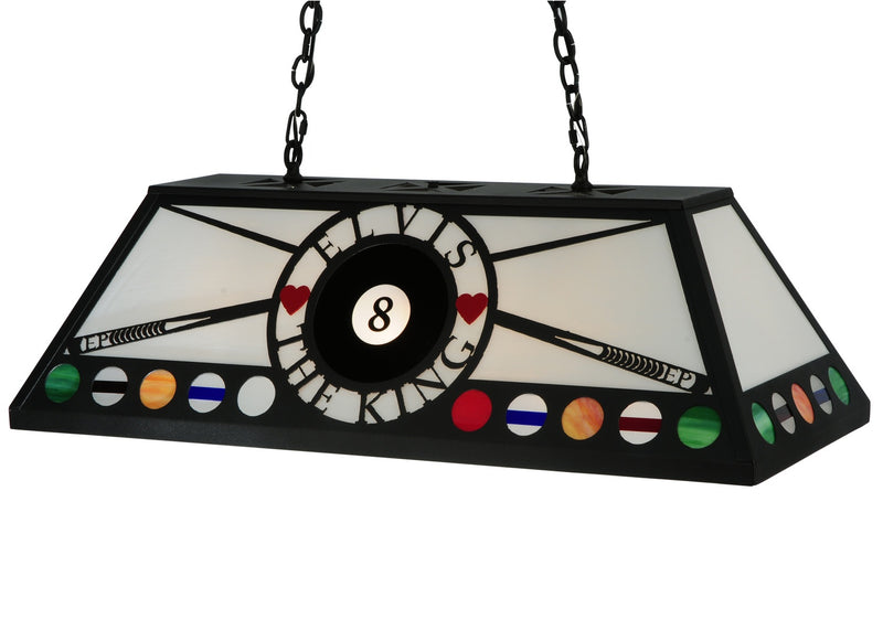 Meyda Tiffany 121922 Nine Light Oblong Pendant, Black