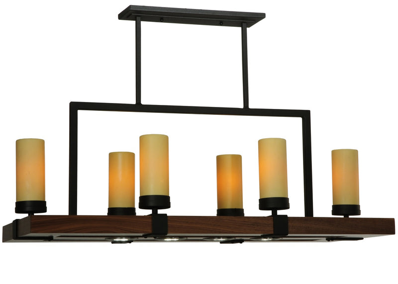 Meyda Tiffany 122288 18 Light Pendant, Wrought Iron