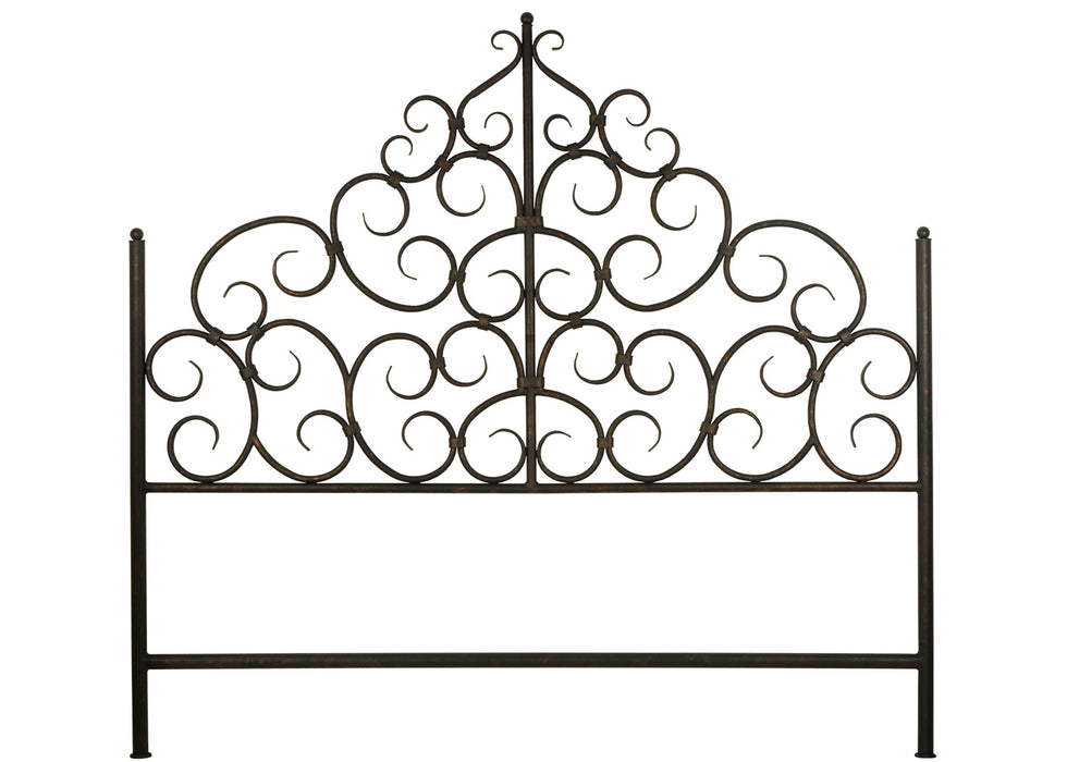Meyda Tiffany 123639 King Size Headboard, Dark Roast