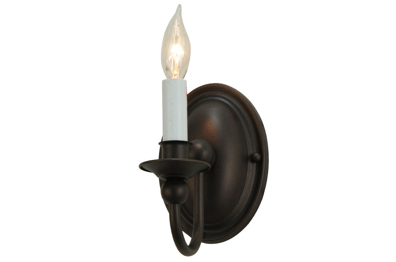 Meyda Tiffany 123958 One Light Wall Sconce, Mahogany Bronze