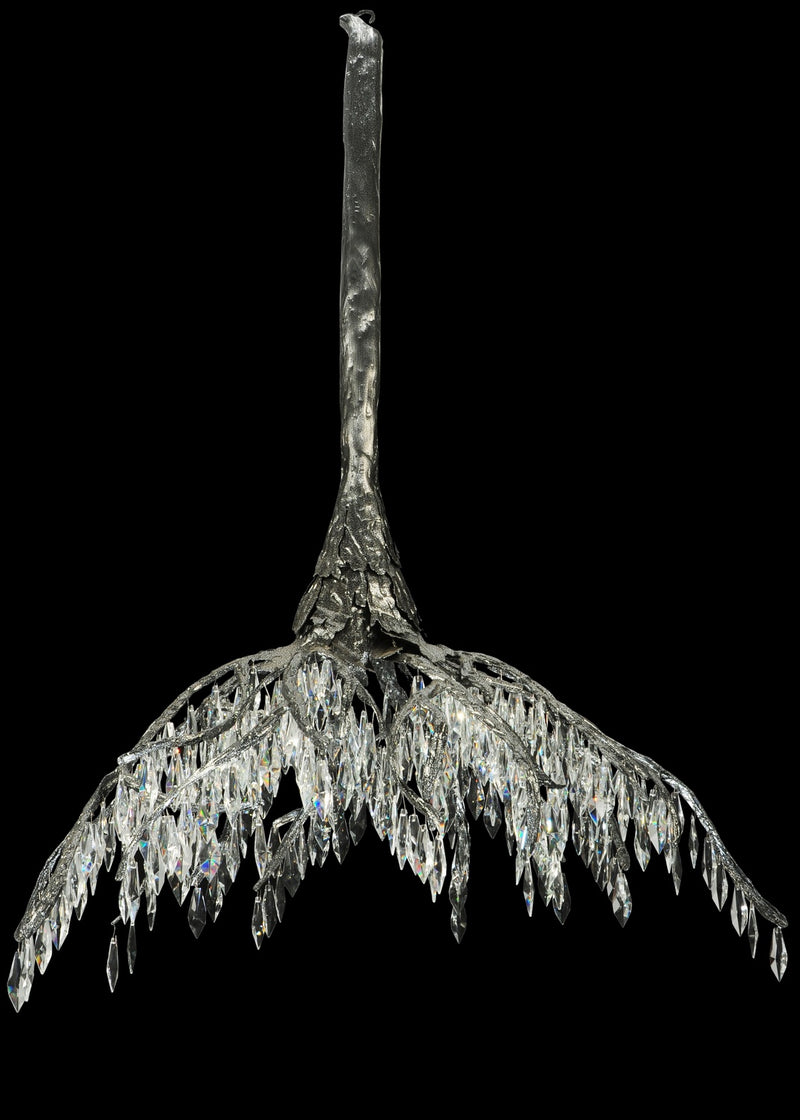 Meyda Tiffany 124644 Two Light Chandelier, Black Metal,Custom