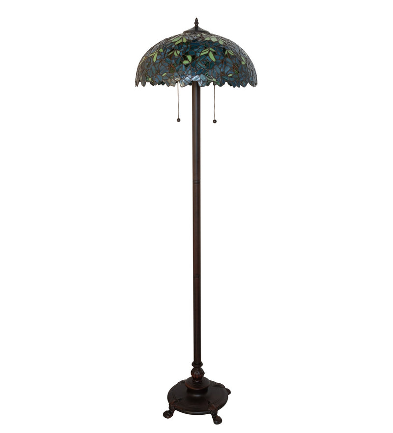 Meyda Tiffany 124814 Floor Lamp, Mahogany Bronze