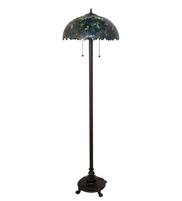 Meyda Tiffany 124814 Floor Lamp, Mahogany Bronze