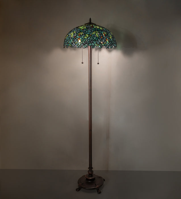 Meyda Tiffany 124814 Floor Lamp, Mahogany Bronze