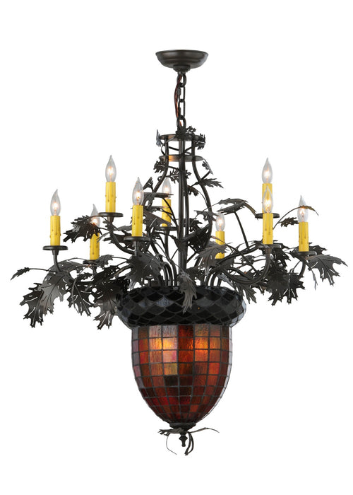 Meyda Tiffany 125052 11 Light Chandelier, Timeless Bronze