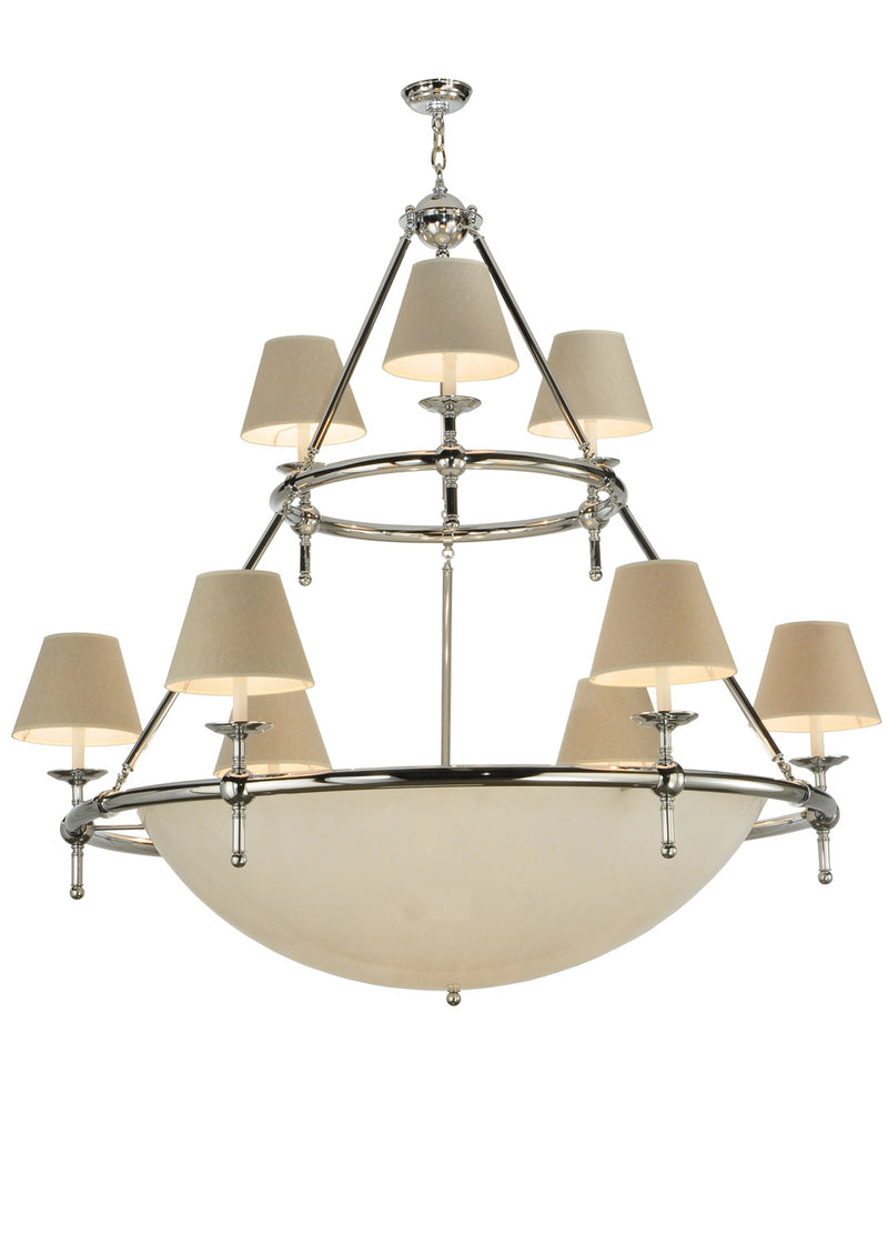 Meyda Tiffany 125373 13 Light Chandelier, Chrome