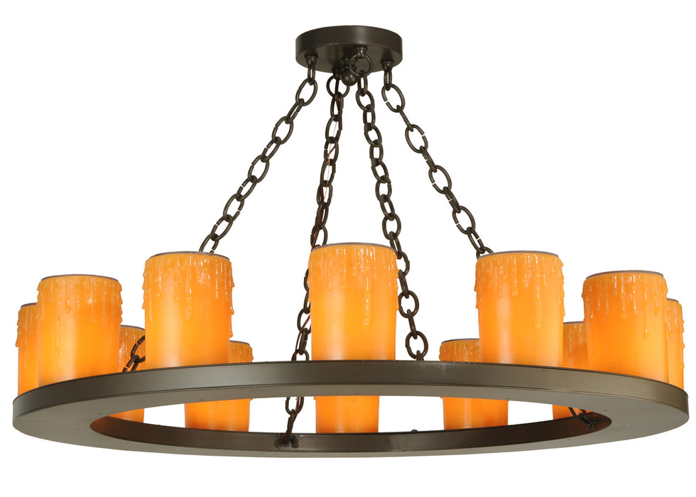 Meyda Tiffany 125431 12 Light Chandelier, Timeless Bronze