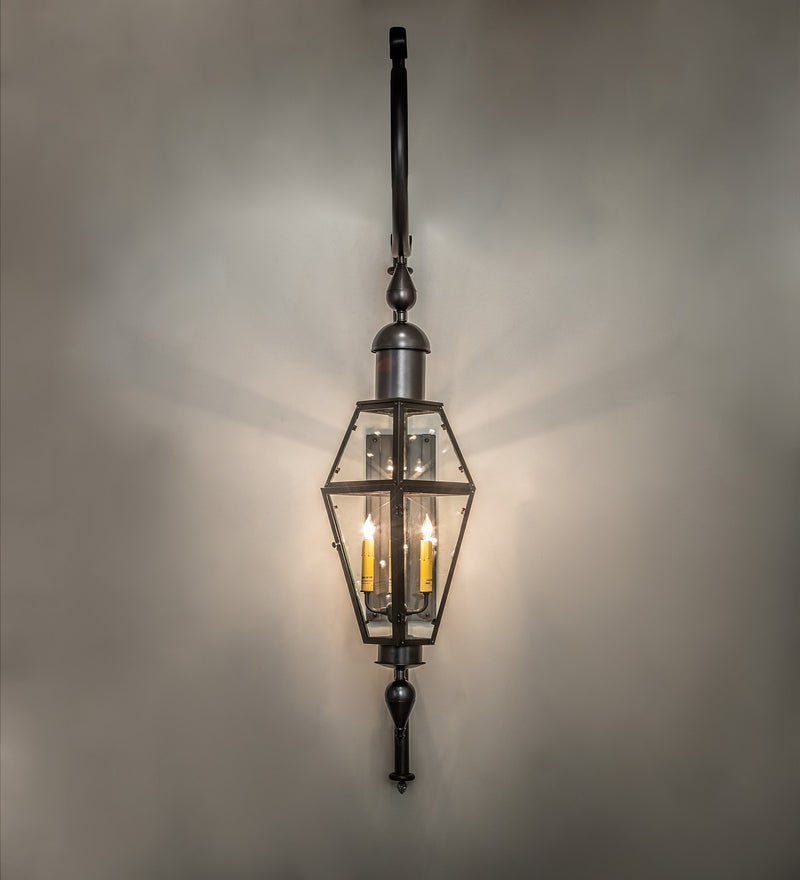 Meyda Tiffany 125505 Four Light Wall Sconce, Craftsman Brown