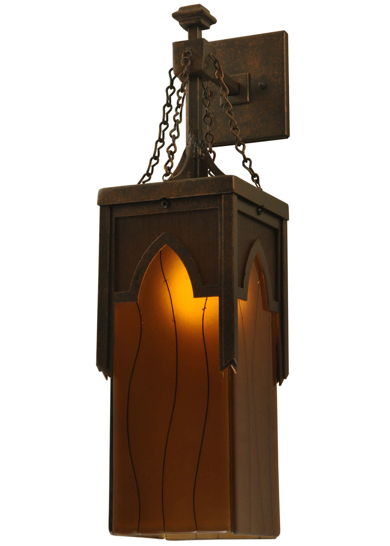 Meyda Tiffany 125516 One Light Wall Sconce, Gilded Tobacco