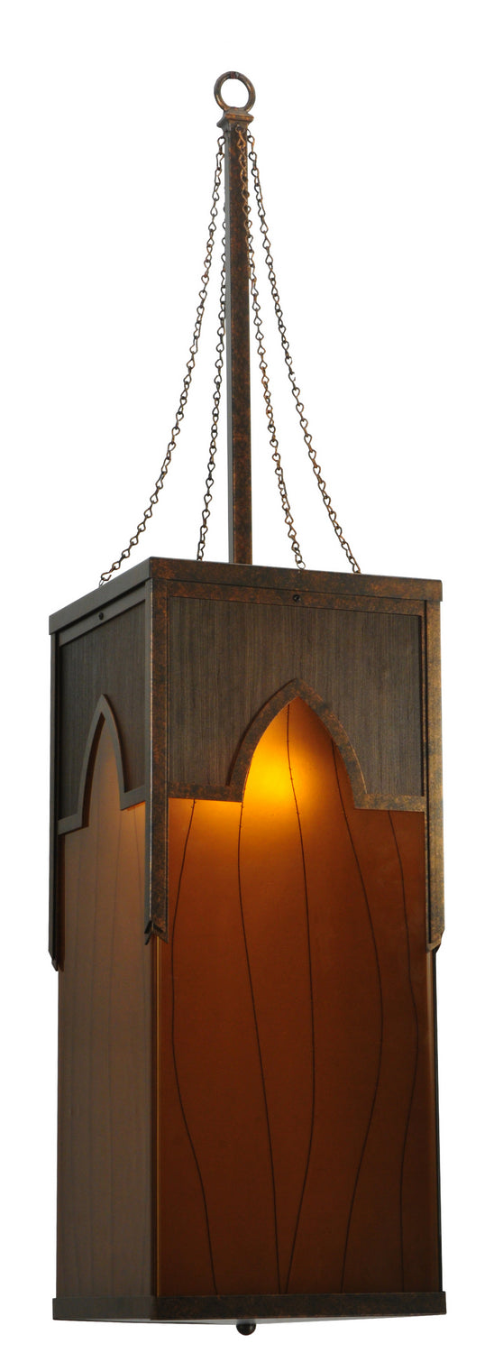 Meyda Tiffany 125519 Two Light Pendant, Gilded Tobacco