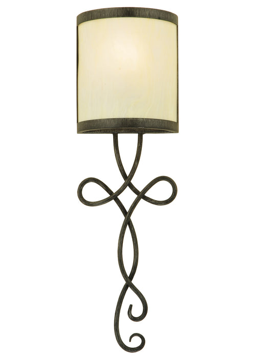 Meyda Tiffany 125774 One Light Wall Sconce, Antique Iron Gate
