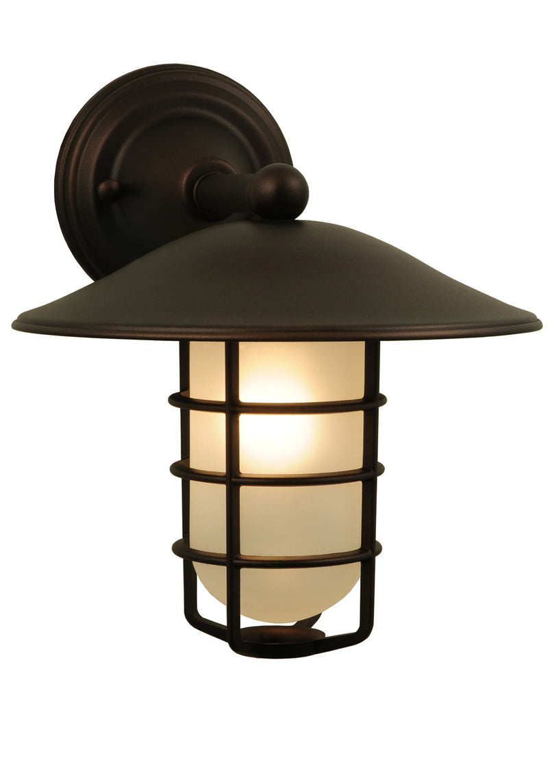 Meyda Tiffany 125905 One Light Wall Sconce, Mahogany Bronze