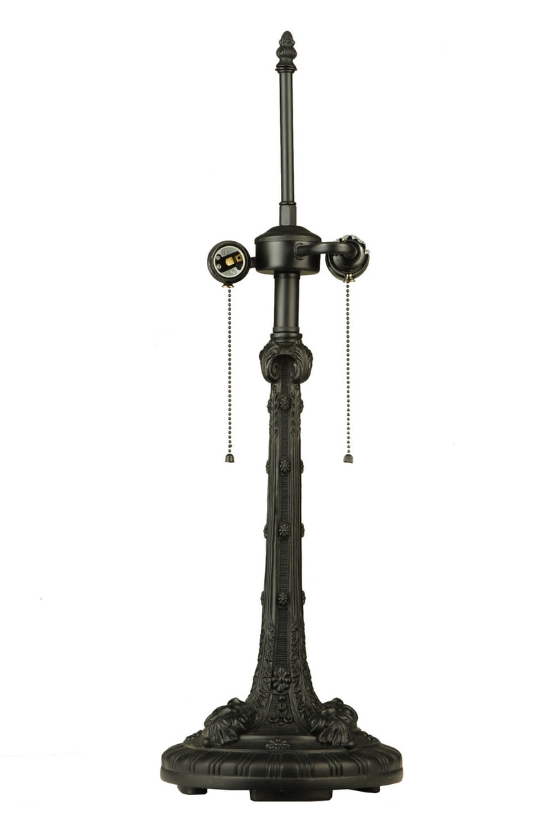 Meyda Tiffany 12608 One Light Mini Lamp, Mahogany Bronze