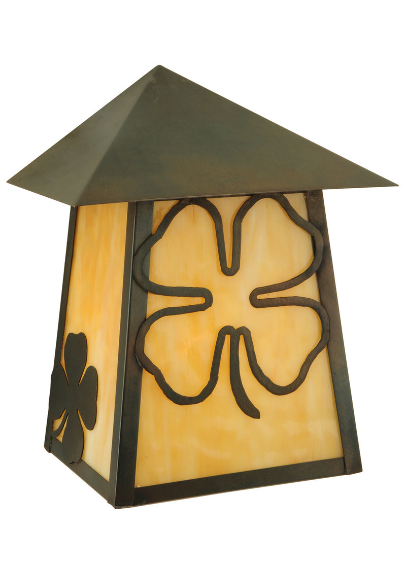 Meyda Tiffany 126268 One Light Wall Sconce, Craftsman Brown