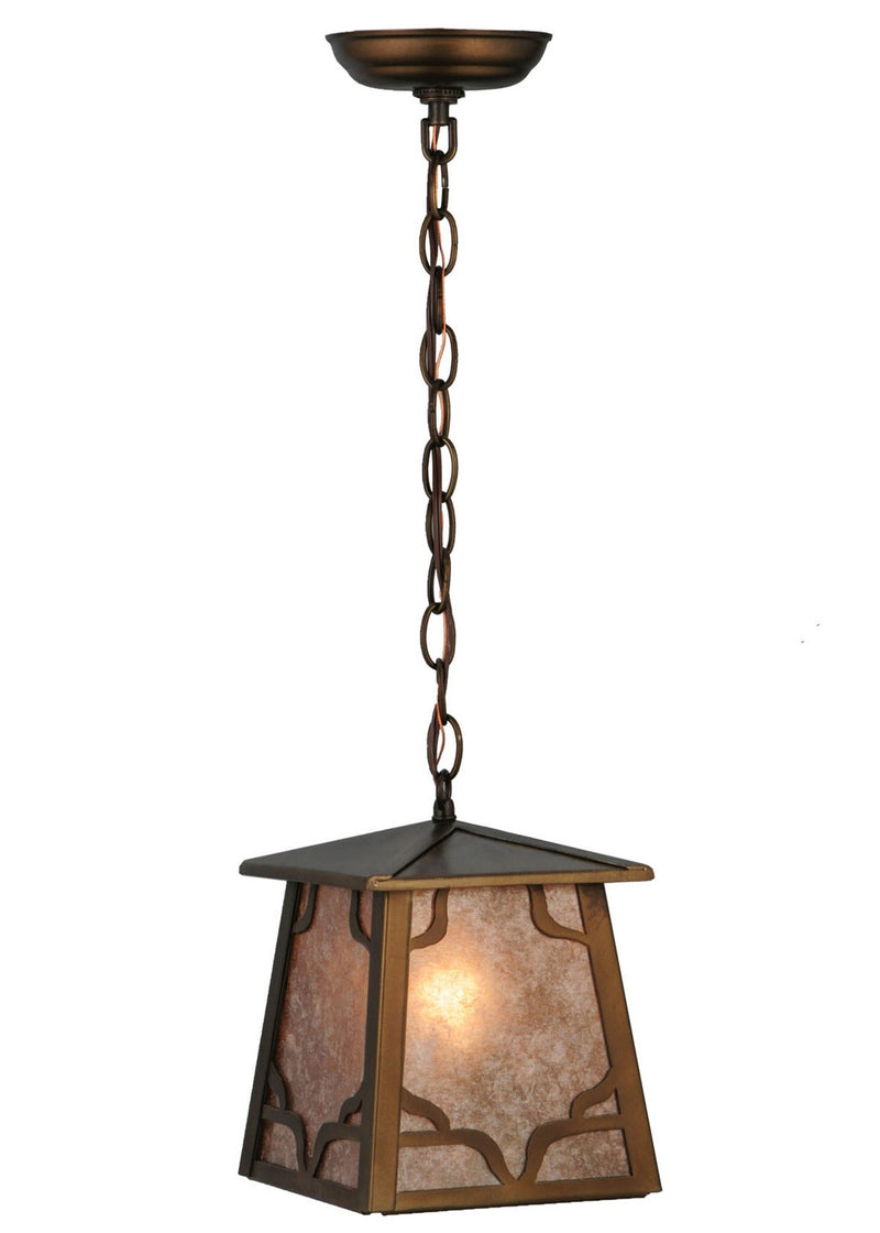 Meyda Tiffany 126812 One Light Mini Pendant, Antique Copper