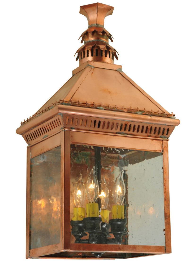 Meyda Tiffany 126932 Four Light Wall Sconce, Natural Copper