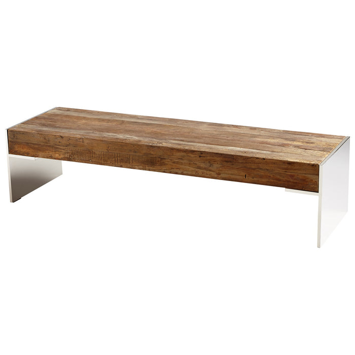 Cyan 06553 Coffee Table, Black Forest Grove And Chrome