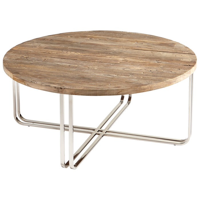 Cyan 06561 Coffee Table, Black Forest Grove And Chrome