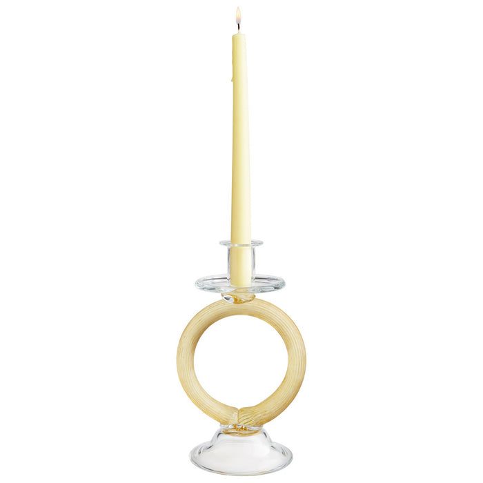 Cyan 06701 Candleholder, Amber