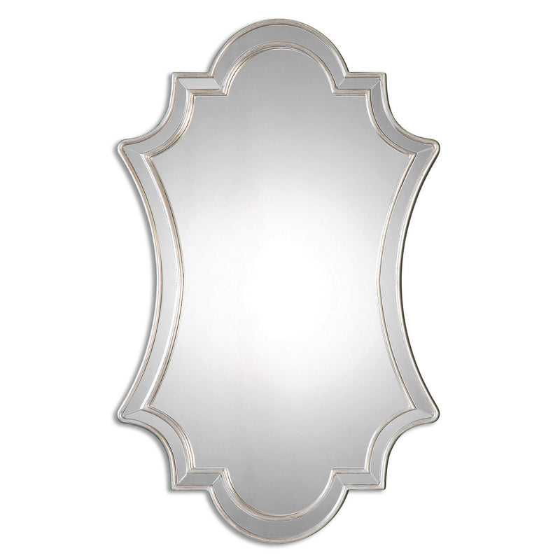 Uttermost 08134 Mirror, Antiqued Silver Leafed