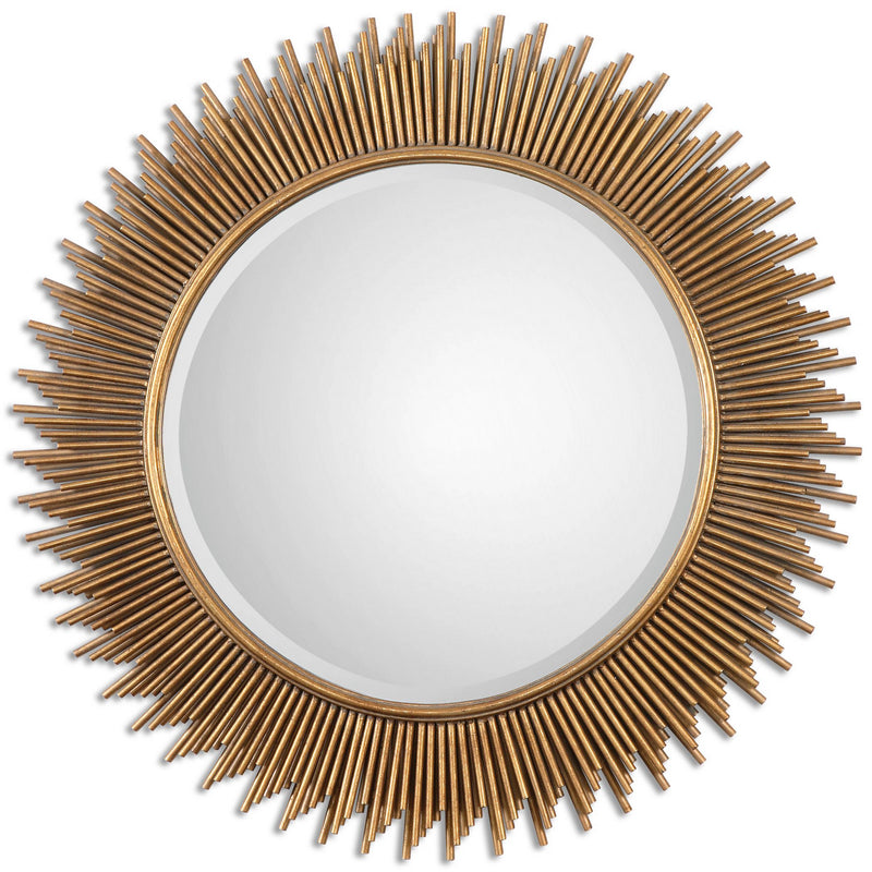 Uttermost 08137 Mirror, Antiqued Gold Leaf