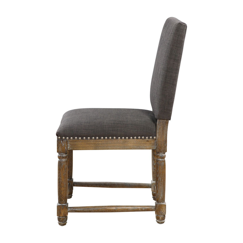 Uttermost 23215 Accent Chair, Weathered Gray