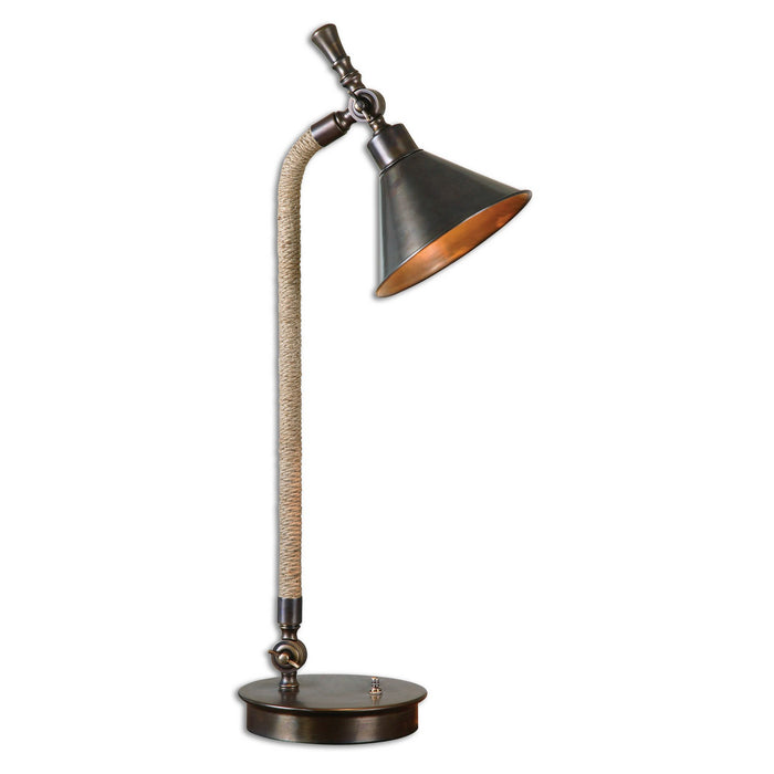 Uttermost 29180-1 One Light Table Lamp, Oxidized Bronze