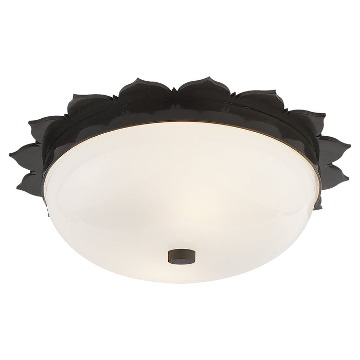 Visual Comfort Signature AH 4029GM-WG Two Light Flush Mount, Gun Metal