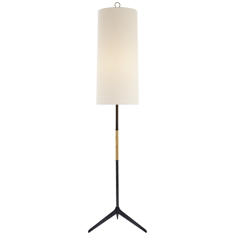 Visual Comfort Signature ARN 1001AI-L One Light Floor Lamp, Aged Iron