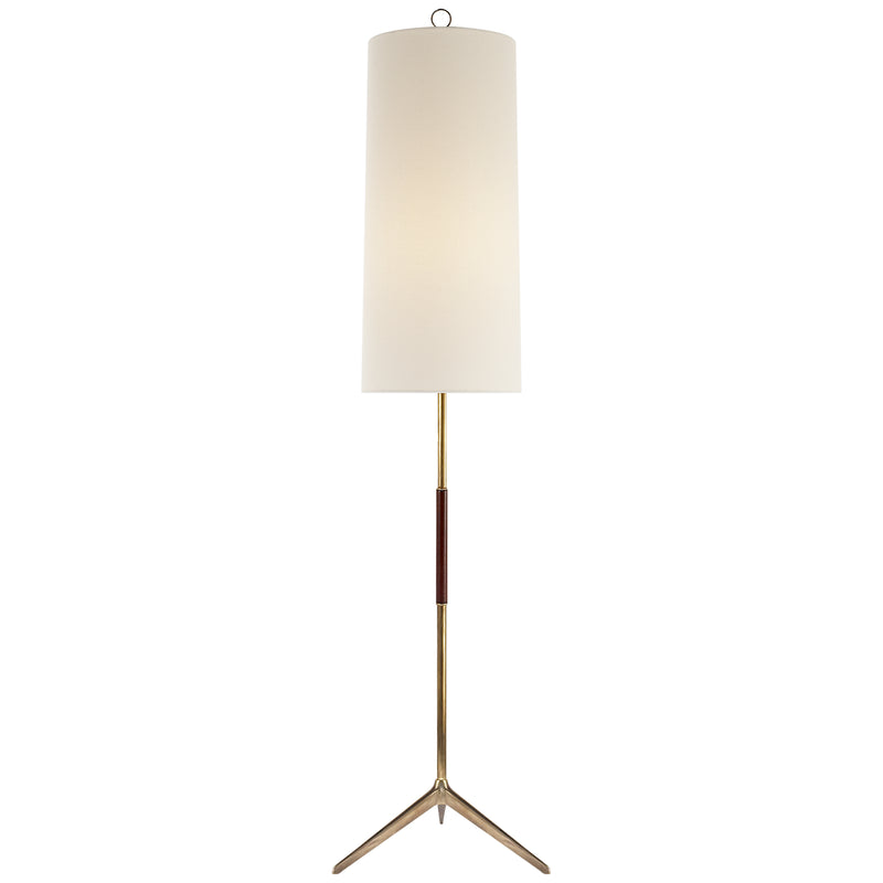 Visual Comfort Signature ARN 1001HAB-L One Light Floor Lamp, Hand-Rubbed Antique Brass