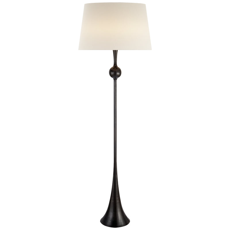 Visual Comfort Signature ARN 1002AI-L One Light Floor Lamp, Aged Iron