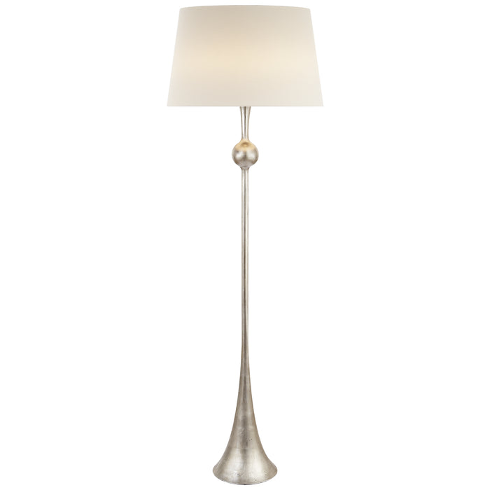 Visual Comfort Signature ARN 1002BSL-L One Light Floor Lamp, Burnished Silver Leaf